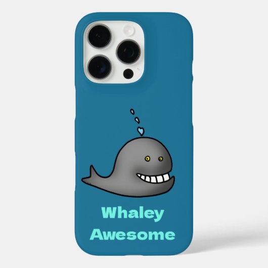 クジラが凄い！面白いクジラのパンデザイン Case-Mate iPhoneケース (裏面)