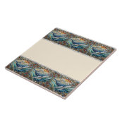 クジラが喜ぶステンドグラス海縁ど物語 タイル (側面)