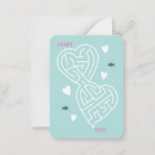 クジラとっても素敵なバレンタイン教室 ノートカード (裏面)