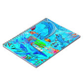 クジラとイルカの手帳 ノートブック (左側)