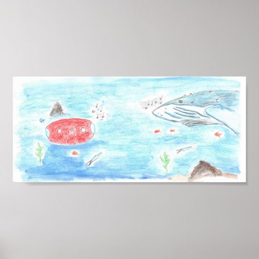 クジラとレッドランナーが歌う ポスター (正面)