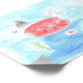 クジラとレッドランナーが歌う ポスター (角)