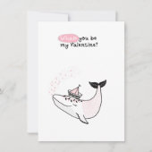 クジラと一緒に私のバレンタインになりませんか 教室 シーズンカード (正面)