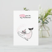 クジラと一緒に私のバレンタインになりませんか 教室 シーズンカード (スタンド正面)