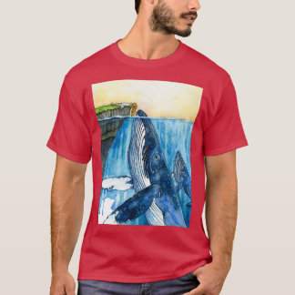 クジラと女の子のロマンス展 Tシャツ