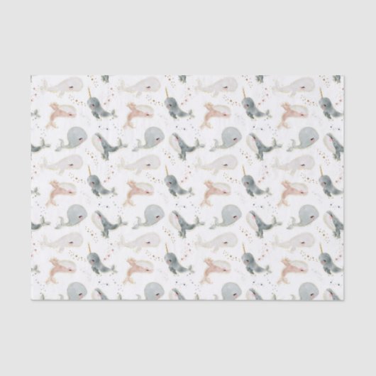 クジラと星お洒落の下で 薄葉紙 (正面)