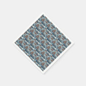 クジラと船 スタンダードカクテルナプキン (角)