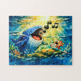 クジラと魚のデュエット ジグソーパズル