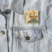 クジラによって食べられるジョナー 缶バッジ (インサイチュ)