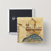 クジラによって食べられるジョナー 缶バッジ (正面&裏面)