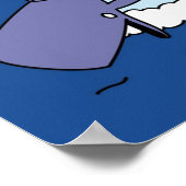 クジラにナッキング ポスター (角)