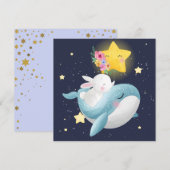 クジラに乗るバニー シーズンカード (正面/裏面)