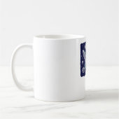 クジラに搭乗する宇宙飛行士 コーヒーマグカップ (左)