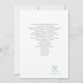 クジラのための光：ノテカード サンキューカード (裏面)