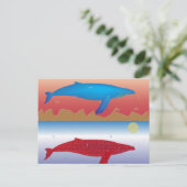 クジラのはがき ポストカード (スタンド正面)