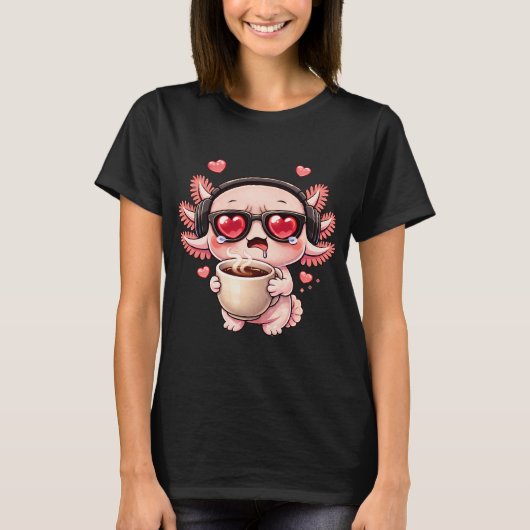 クジラのような猫、フィッシュキャット Tシャツ (正面)