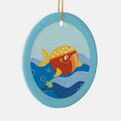 クジラのオーナメント セラミックオーナメント (右)