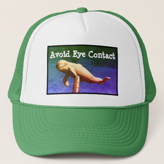 クジラのカスタムの帽子を呼んで下さい キャップ (正面)