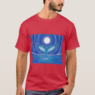 クジラのクールな少年 Tシャツ