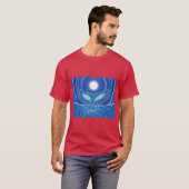 クジラのクールな少年 Tシャツ (正面フル)