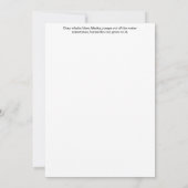 クジラのグリーティングカード 招待状 (裏面)