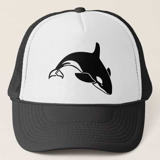 クジラのシルエット キャップ (正面)