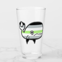 クジラのタンブラー誇りを持ったを心配する人 タンブラーグラス