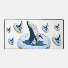 クジラのドーナツ デスクマット