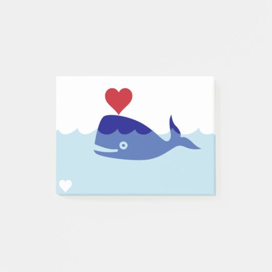 クジラのハート ポストイット (正面)
