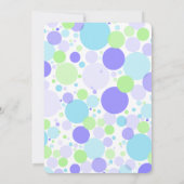 クジラのベビーシャワー 招待状 (裏面)