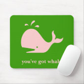 クジラのマウスパッドを持っています マウスパッド (マウス)
