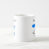 クジラのマグを救って下さい コーヒーマグカップ (中央)