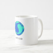 クジラのマグ コーヒーマグカップ (正面右)