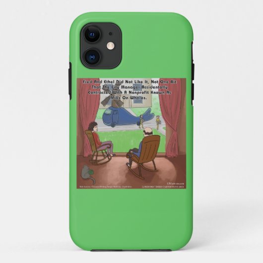 クジラのミルズ 楽しいiPhone 5/5S カー Case-Mate iPhoneケース (裏面)