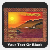 クジラのラグナロク スクエアシール (正面)