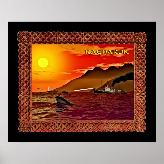 クジラのラグナロク ポスター (正面)