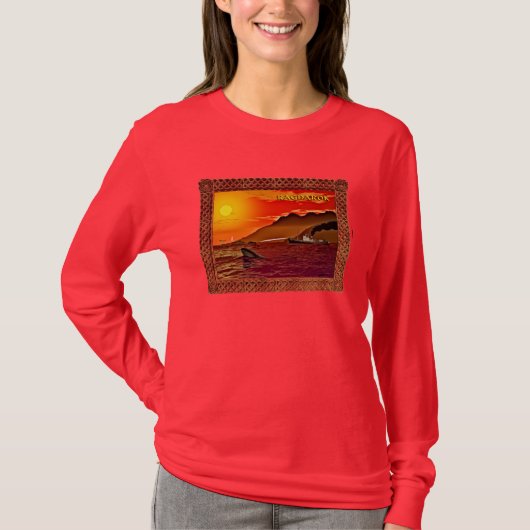 クジラのラグナロク Tシャツ (正面)