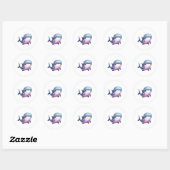 クジラのリワード ラウンドシール (シート)