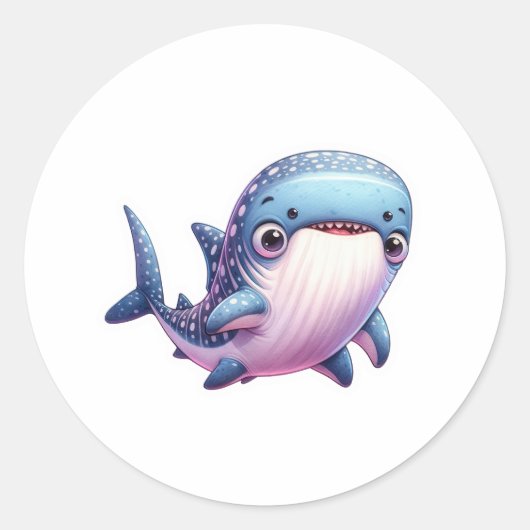 クジラのリワード ラウンドシール (正面)