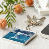 クジラの子牛の尾 – アルゼンチン キーホルダー (側面)