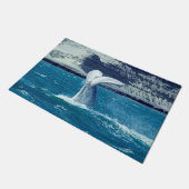 クジラの子牛の尾 – アルゼンチン ドアマット (アングル)