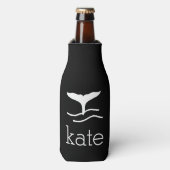 クジラの尾で名付ける ボトルクーラー (ボトル正面)