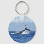 クジラの尾の景色 ジュノー アラスカ キーチェーン ギフト キーホルダー (裏面)