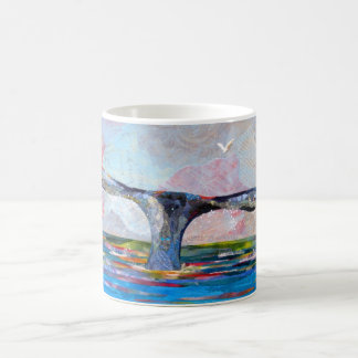 クジラの尾マグ コーヒーマグカップ