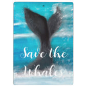 クジラの尾救鯨 クリップボード (裏面)