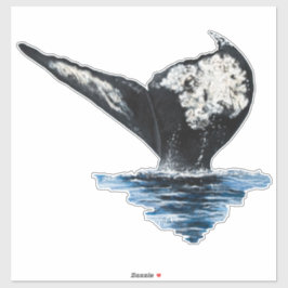 クジラの尾 シール