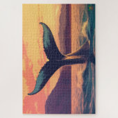 🐙クジラの尾 ジグソーパズル (縦)