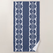 クジラの尾 ビーチタオル (正面)