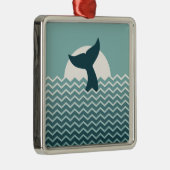 クジラの尾 メタルオーナメント (右)