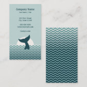 クジラの尾 名刺 (正面/裏面)